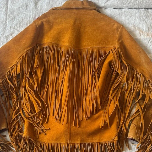 Vintage Suede Fringe Jacket - festival - Picture 11 of 13